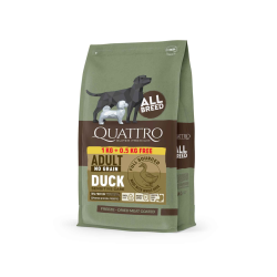 QUATTRO Adult No Grain all breed DUCK bezzbożowa karma dla psa