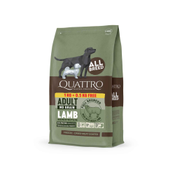 QUATTRO Adult No Grain all breed LAMB bezzbożowa karma dla psa na jagnięcinie