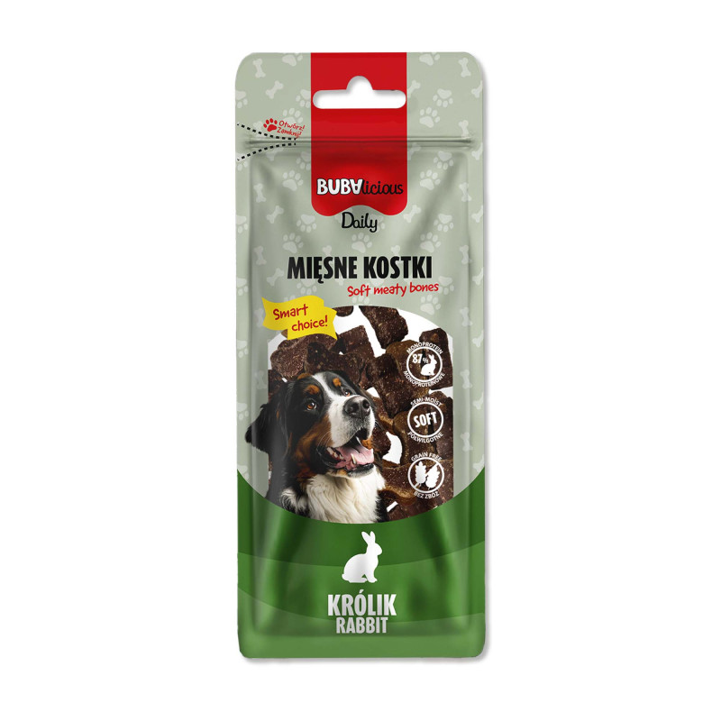 BUBAlicious miękkie kostki 60g KRÓLIK 8625