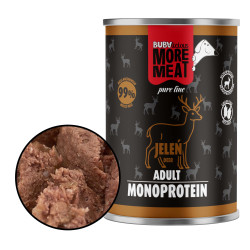 BUBAlicious More Meat mono karma dla psa Pure Line 400g JELEŃ 3802