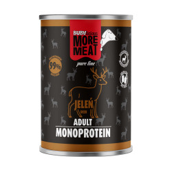 BUBAlicious More Meat mono karma dla psa Pure Line 400g JELEŃ 3802