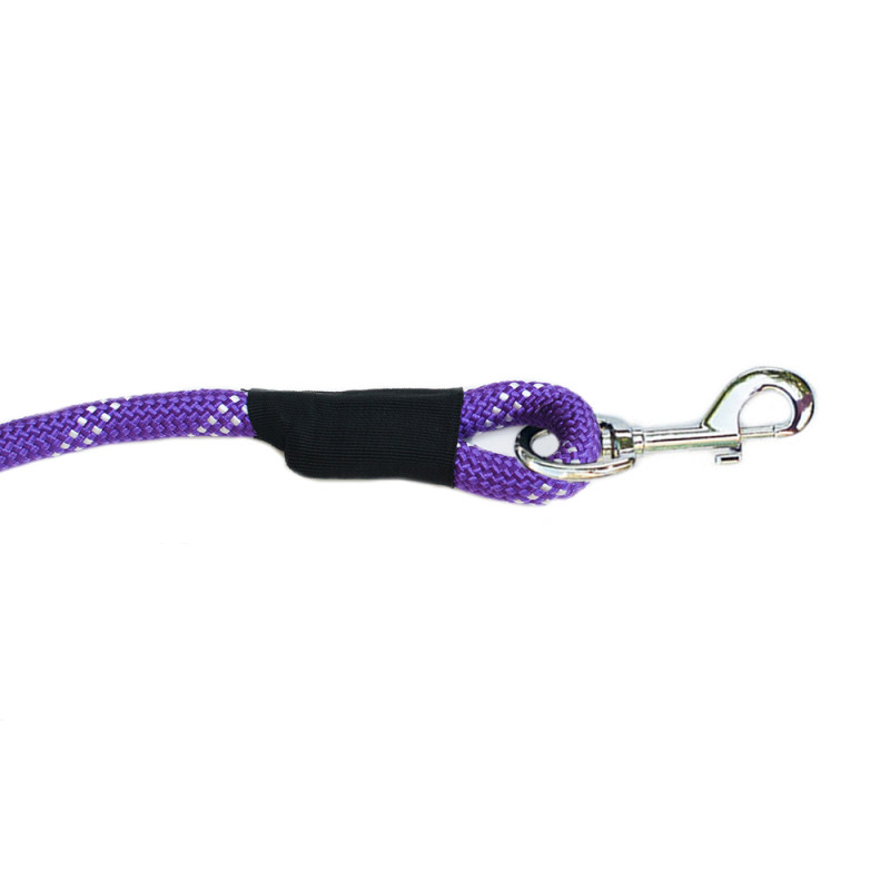 ZippyPaws Smycz z liny wspinaczkowej 1,8m fioletowa ZP338