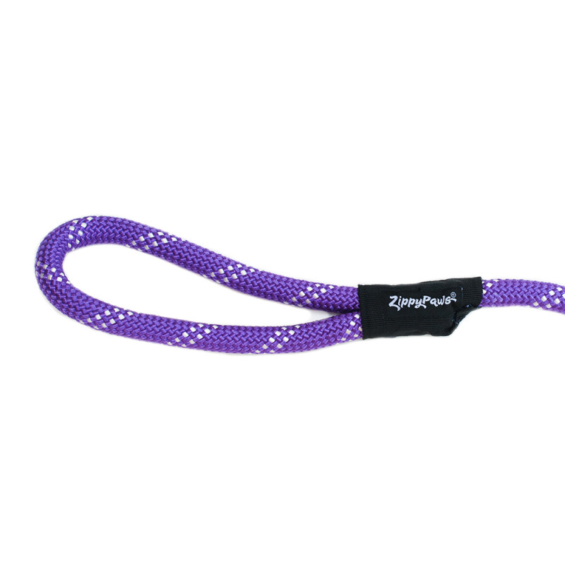 ZippyPaws Smycz z liny wspinaczkowej 1,8m fioletowa ZP338