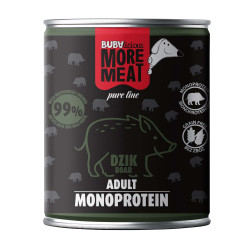 BUBAlicious More Meat mono karma dla psa Pure Line 800g DZIK 8001