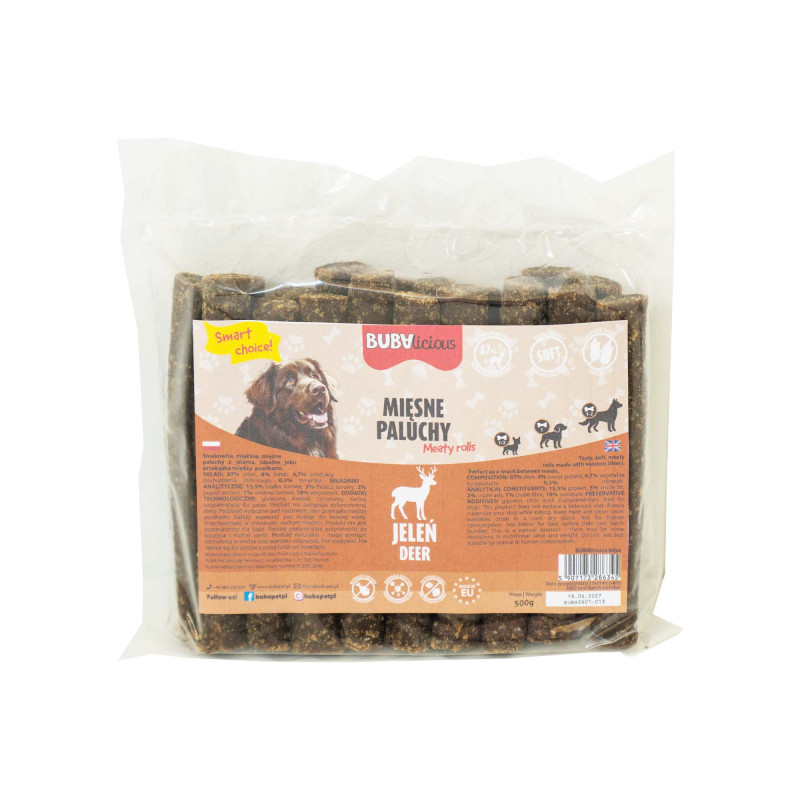 BUBAlicious miękkie paluchy 18szt. / 500g JELEŃ 6096