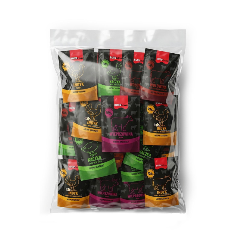 BUBAlicious More Meat przysmaki MIX 60x 10g FOLIOPAK 6111