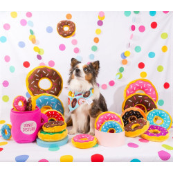 ZippyPaws pluszowy Donut Jumbo truskawkowy ZP864