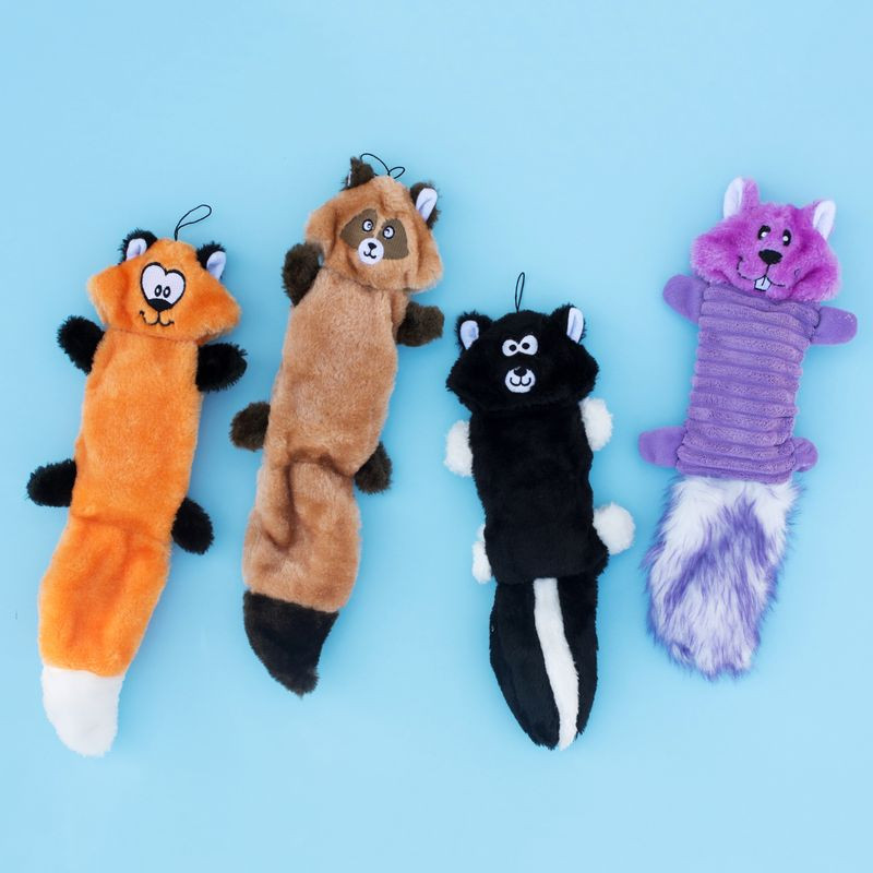 ZippyPaws zabawka dla psa bez wypełnienia Lis Zingy ZP056