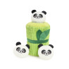 ZippyPaws pluszowa norka Panda w Bambusie Zabawka dla Psa ZP1184