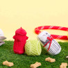 ZippyPaws pluszowe zabawki dla psa Gazeta & Piłka & Hydrant ZP1105