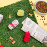 ZippyPaws pluszowe zabawki dla psa Gazeta & Piłka & Hydrant ZP1105