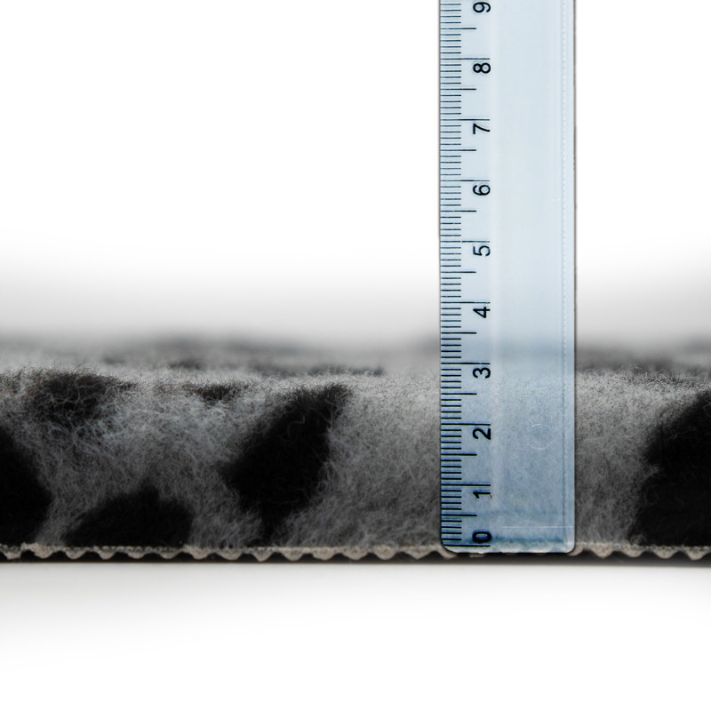 BUBA Legowisko antypoślizgowe DRY BED 28mm szary w czarne łapki A11
