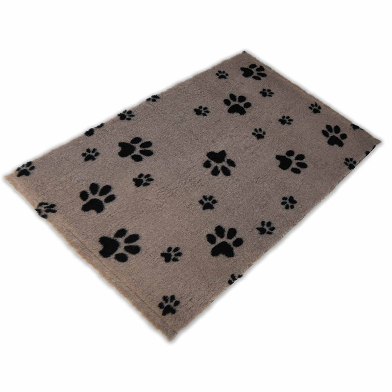 BUBA Legowisko antypoślizgowe DRY BED 28mm beż czarne łapki AB08