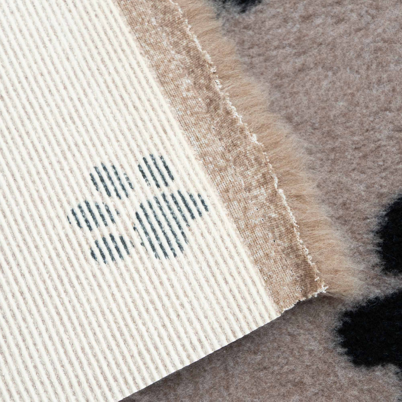 BUBA Legowisko antypoślizgowe DRY BED 28mm beż czarne łapki AB08