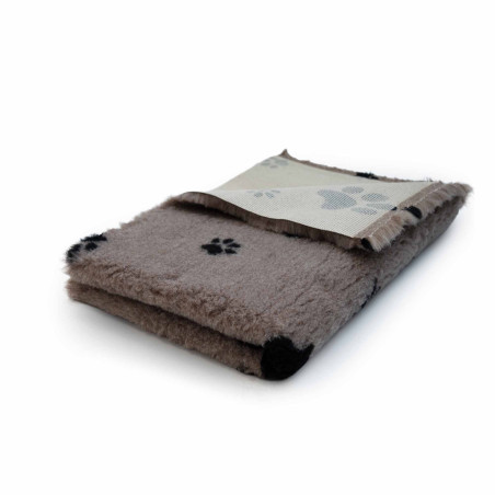 BUBA Legowisko antypoślizgowe DRY BED 28mm beż czarne łapki AB08