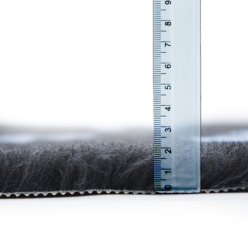 BUBA Legowisko antypoślizgowe DRY BED Cieńsze 22mm grafit błękitne łapki BB06
