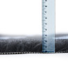 BUBA Legowisko antypoślizgowe DRY BED Cieńsze 22mm grafit błękitne łapki BB06