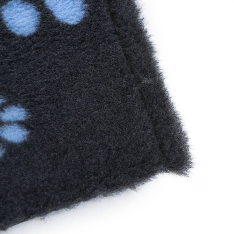BUBA Legowisko antypoślizgowe DRY BED Cieńsze 22mm grafit błękitne łapki BB06