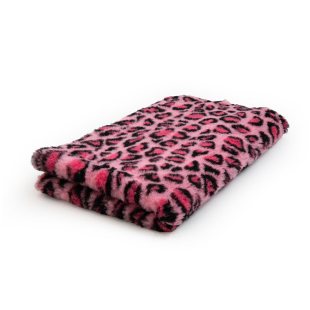 BUBA Legowisko antypoślizgowe DRY BED 28mm leopard różowy A73
