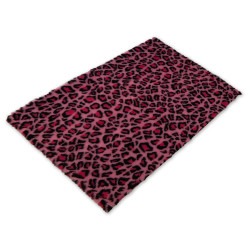 BUBA Legowisko antypoślizgowe DRY BED 28mm leopard różowy A73