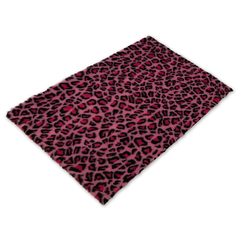BUBA Legowisko antypoślizgowe DRY BED 28mm leopard różowy A73