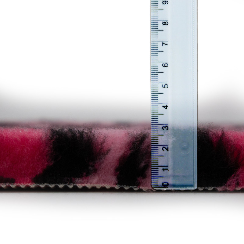 BUBA Legowisko antypoślizgowe DRY BED 28mm leopard różowy A73