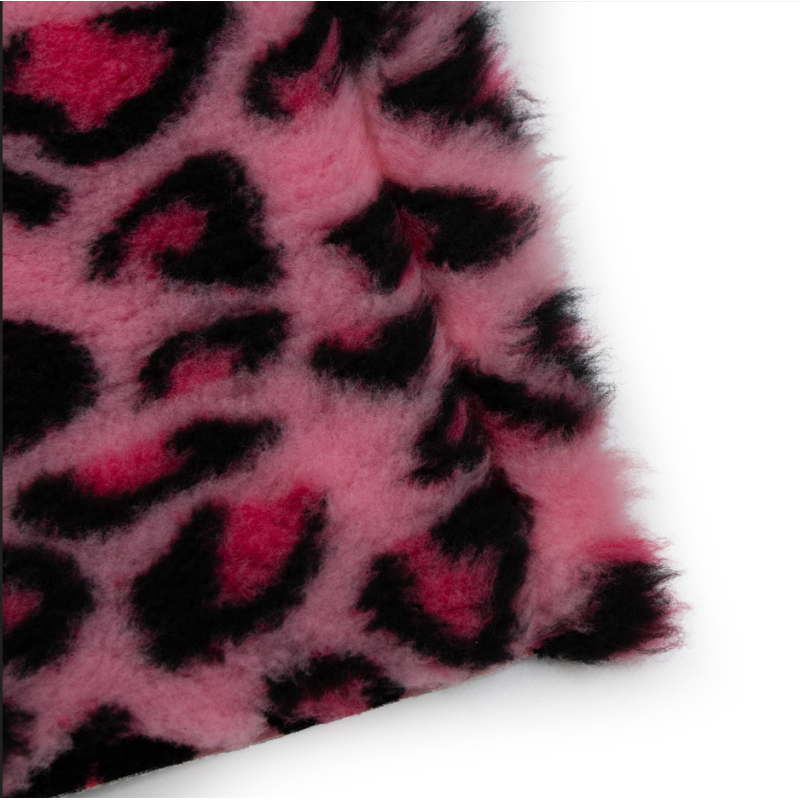 BUBA Legowisko antypoślizgowe DRY BED 28mm leopard różowy A73