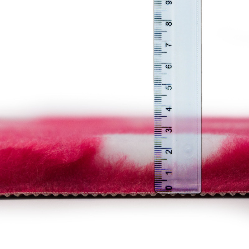 BUBA Legowisko antypoślizgowe DRY BED 28mm fuksja w białe serca A57