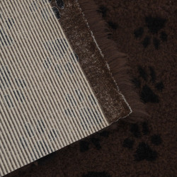 BUBA Legowisko antypoślizgowe DRY BED 28mm brąz czarne łapki A27