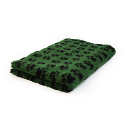BUBA Legowisko antypoślizgowe DRY BED 28mm zieleń w czarne łapki A19