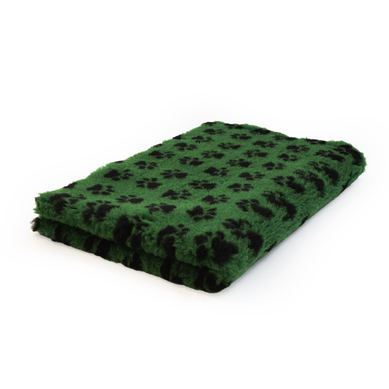 BUBA Legowisko antypoślizgowe DRY BED 28mm zieleń w czarne łapki A19