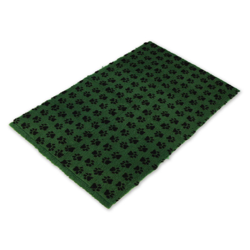 BUBA Legowisko antypoślizgowe DRY BED 28mm zieleń w czarne łapki A19