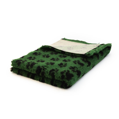 BUBA Legowisko antypoślizgowe DRY BED 28mm zieleń w czarne łapki A19