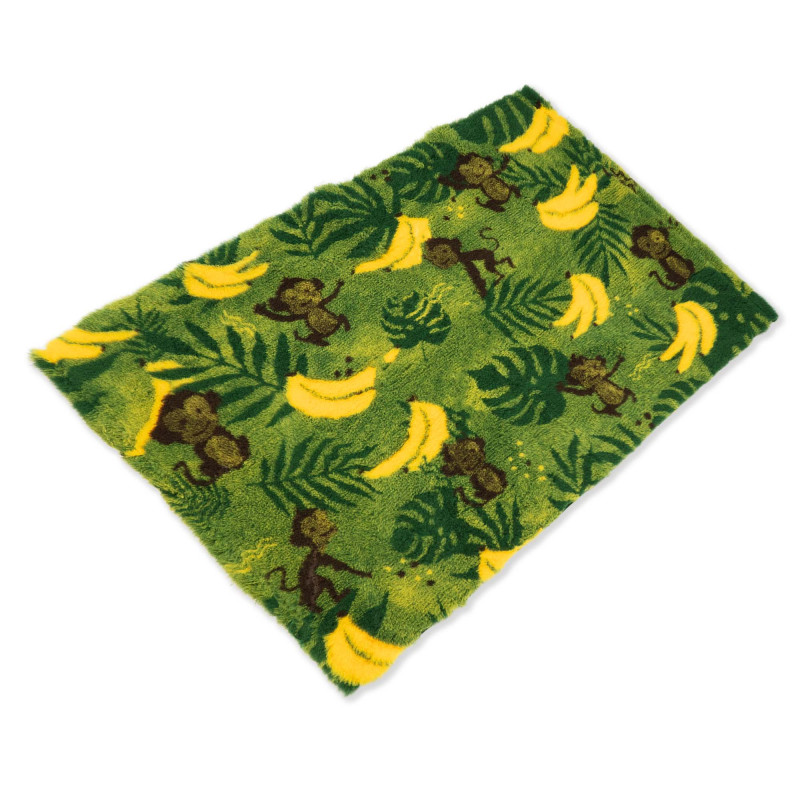 BUBA Legowisko DRY BED 28mm antypoślizgowe małpki z bananami A244