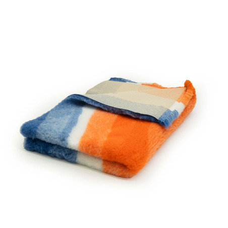 BUBA Legowisko DRY BED 28mm antypoślizgowe fale biało-turkusowo-pomarańczowe A293