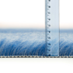 BUBA Legowisko DRY BED 28mm antypoślizgowe fale biało-turkusowo-pomarańczowe A293