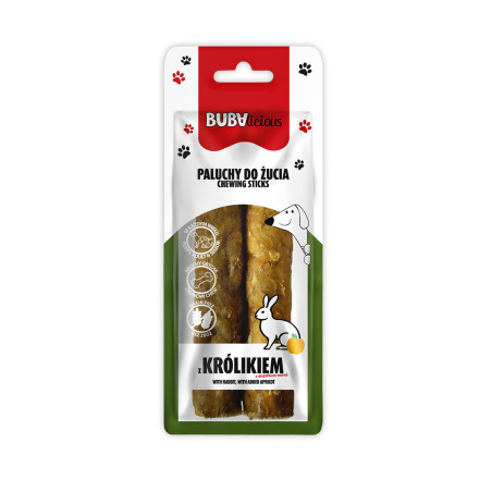 Bubalicious Paluchy z królikiem z dodatkiem moreli 2 x 15 cm 8737