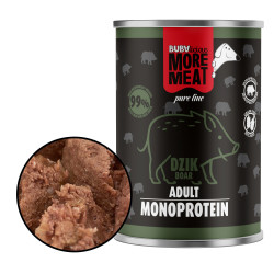 BUBAlicious More Meat mono karma dla psa Pure Line 400g DZIK 3936