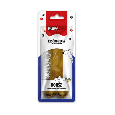 BUBAlicious Kość Adult dorsz z krylem 12cm 8738