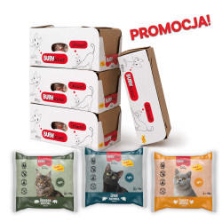 BUBAlicious Daily Karton MIX saszetki dla kota 3+1 GRATIS