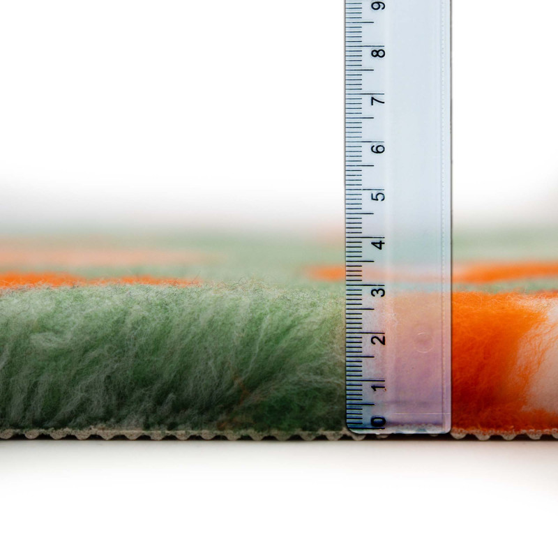 BUBA Legowisko antypoślizgowe DRY BED 28mm wiosenne kwiaty pomarańczowe A302