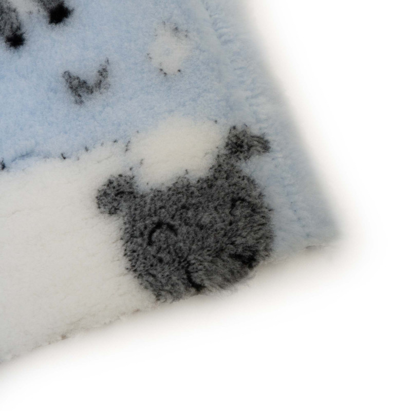 BUBA Legowisko antypoślizgowe DRY BED 28mm owce błękitne A299