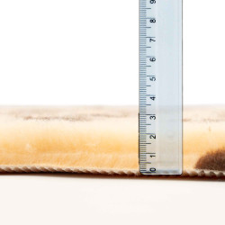 BUBA Legowisko antypoślizgowe DRY BED 28mm kremowy w brązowe łapki A20