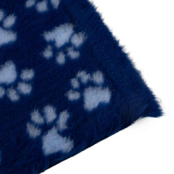 BUBA Legowisko antypoślizgowe DRY BED 28mm granat w błękitne łapki A14