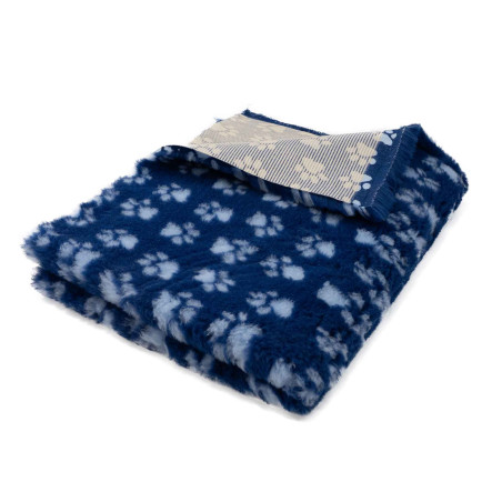 BUBA Legowisko antypoślizgowe DRY BED 28mm granat w błękitne łapki A14