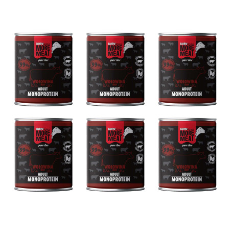 BUBAlicious More Meat mono karma dla psa Pure Line 800g WOŁOWINA 8002