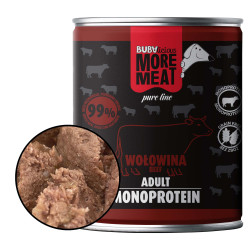 BUBAlicious More Meat mono karma dla psa Pure Line 800g WOŁOWINA 8002