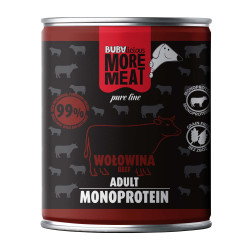 BUBAlicious More Meat mono karma dla psa Pure Line 800g WOŁOWINA 8002