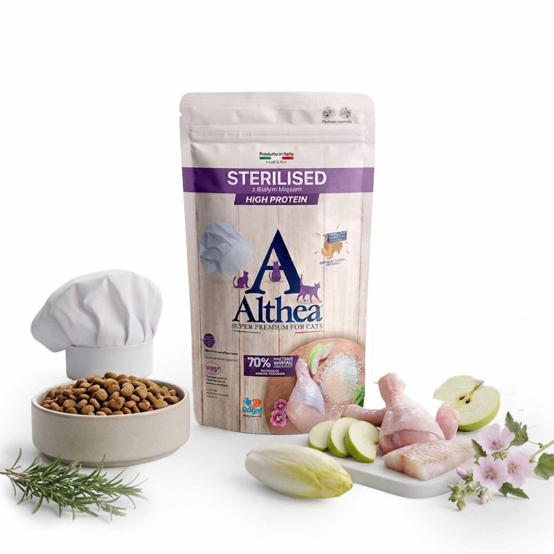 Althea Superpremium Sterilised dla kota Drób 400g