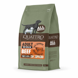 QUATTRO Adult No Grain all breed BEEF bezzbożowa karma dla psa